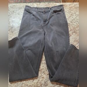 Talbots Flawless 5 Pocket Women's Charcoal Straight Leg Jeggings Jeans